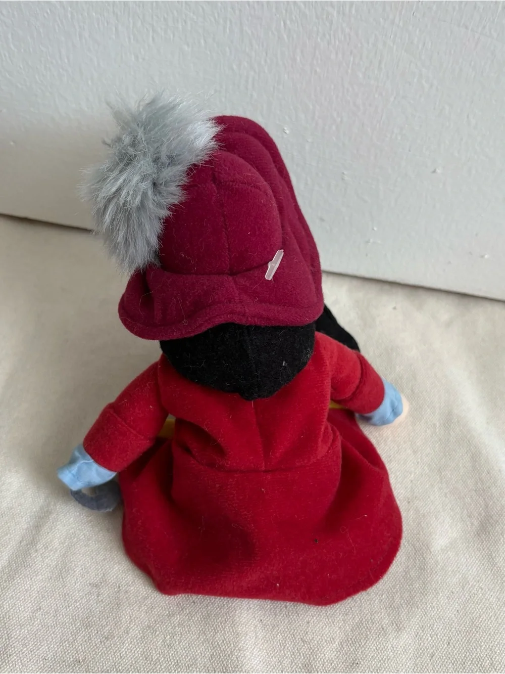 Disney Peter Pan Captain Hook Plush Stuffed Animal Red Coat Hook Hand Small 2014